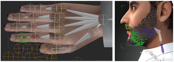 Skinning the model