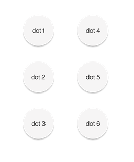 3x2 Braille Grid