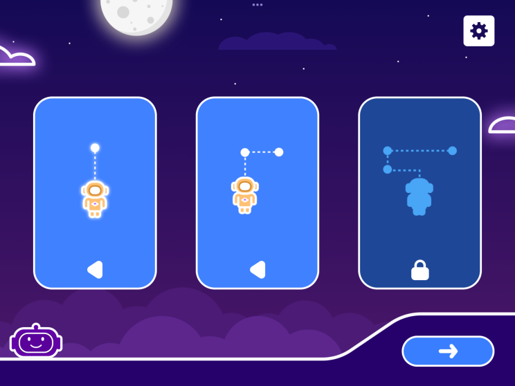 Activity/ Games Selection Screen