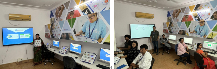 Key2enable’s first Literacy Lab with Evoluer Solutions in New Delhi, India